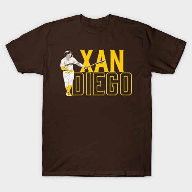 Xander Bogaerts Xan Diego Swing T-Shirt by KraemerShop